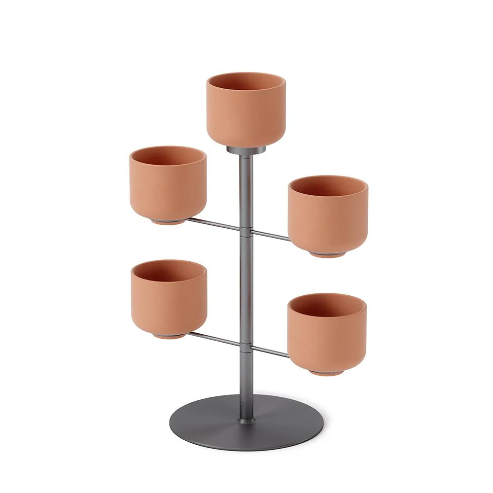 מעמד עציצים Terrapotta מסתובב - Image 3