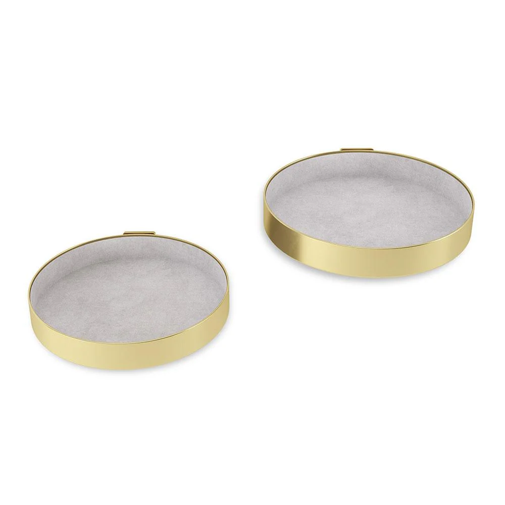 סט 2 מדפים עגולים נתלים Perch shelf - Image 5