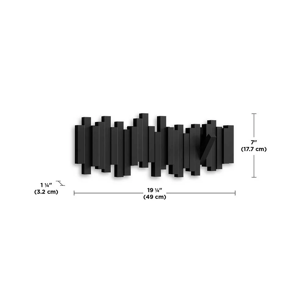מתלה Sticks שחור ארוך - Image 6
