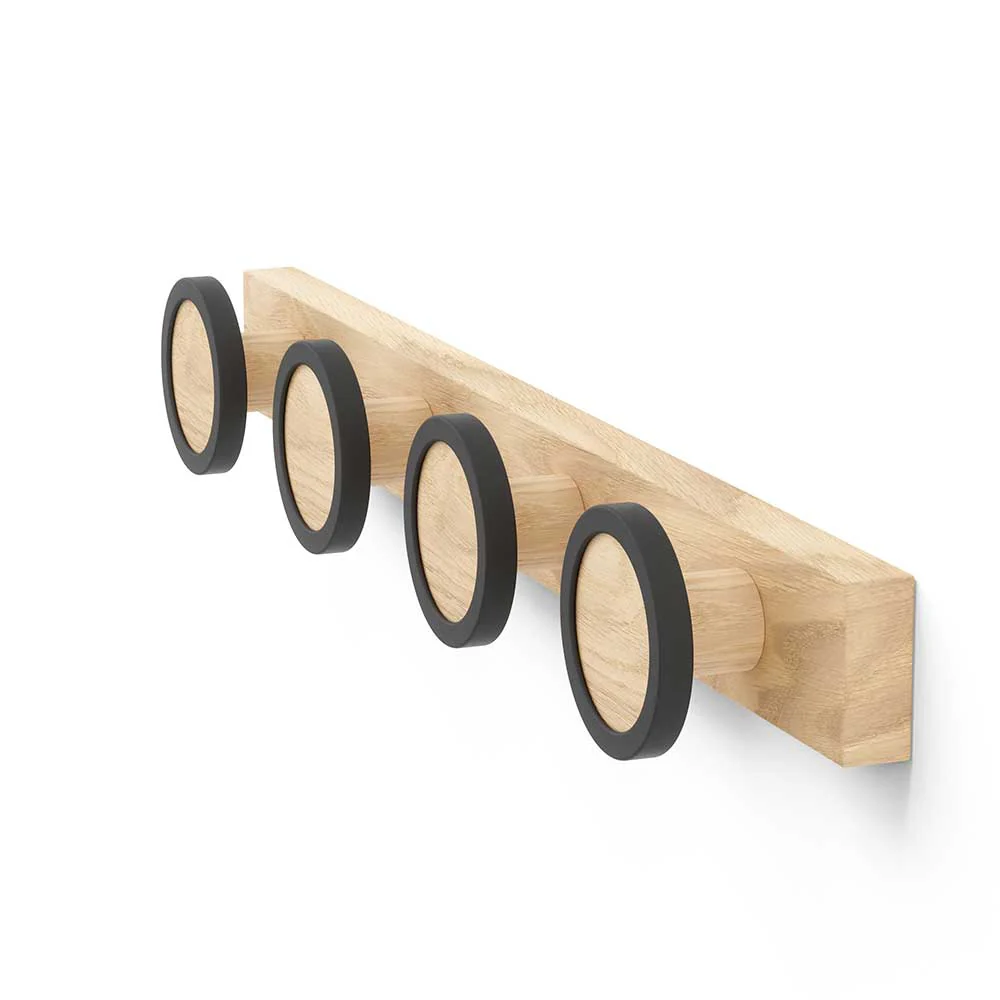 מתלה Hub Rail עץ טבעי - Image 3