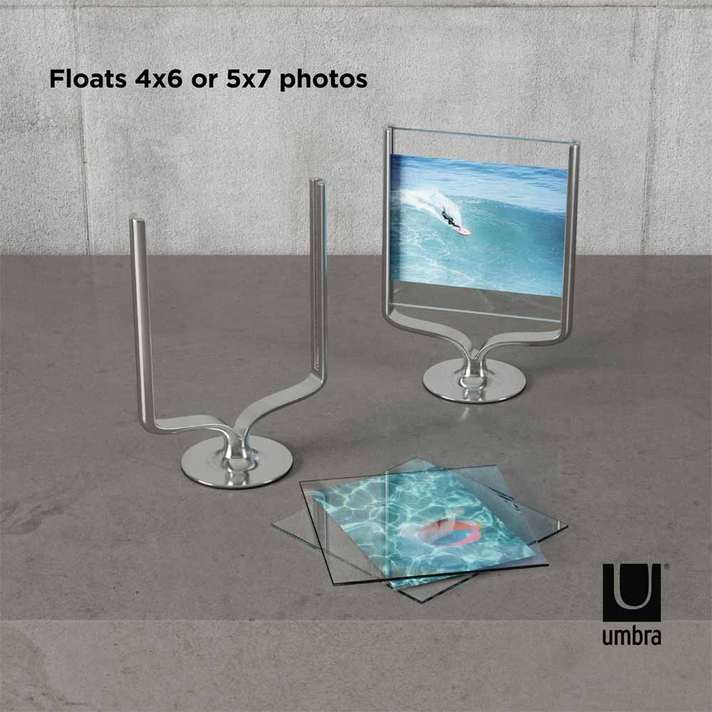 מסגרת עומדת 5X7 WISHBONE כסוף - Image 4