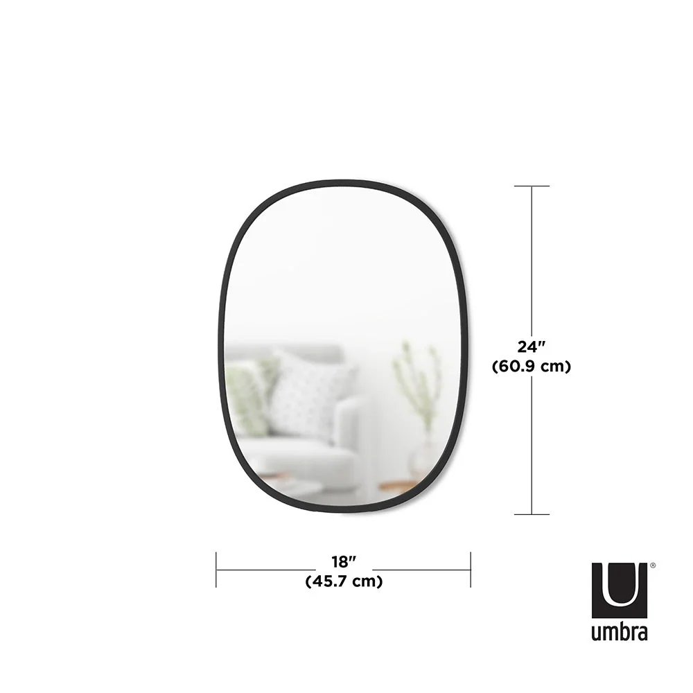 מראה HUB אליפטי שחור 46X61 ס"מ - Image 6