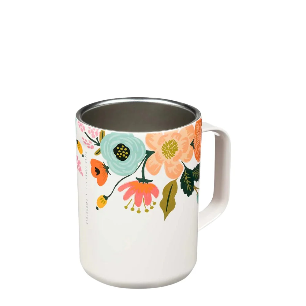 ספל 475ML MUG פרחוני קרם - Image 4