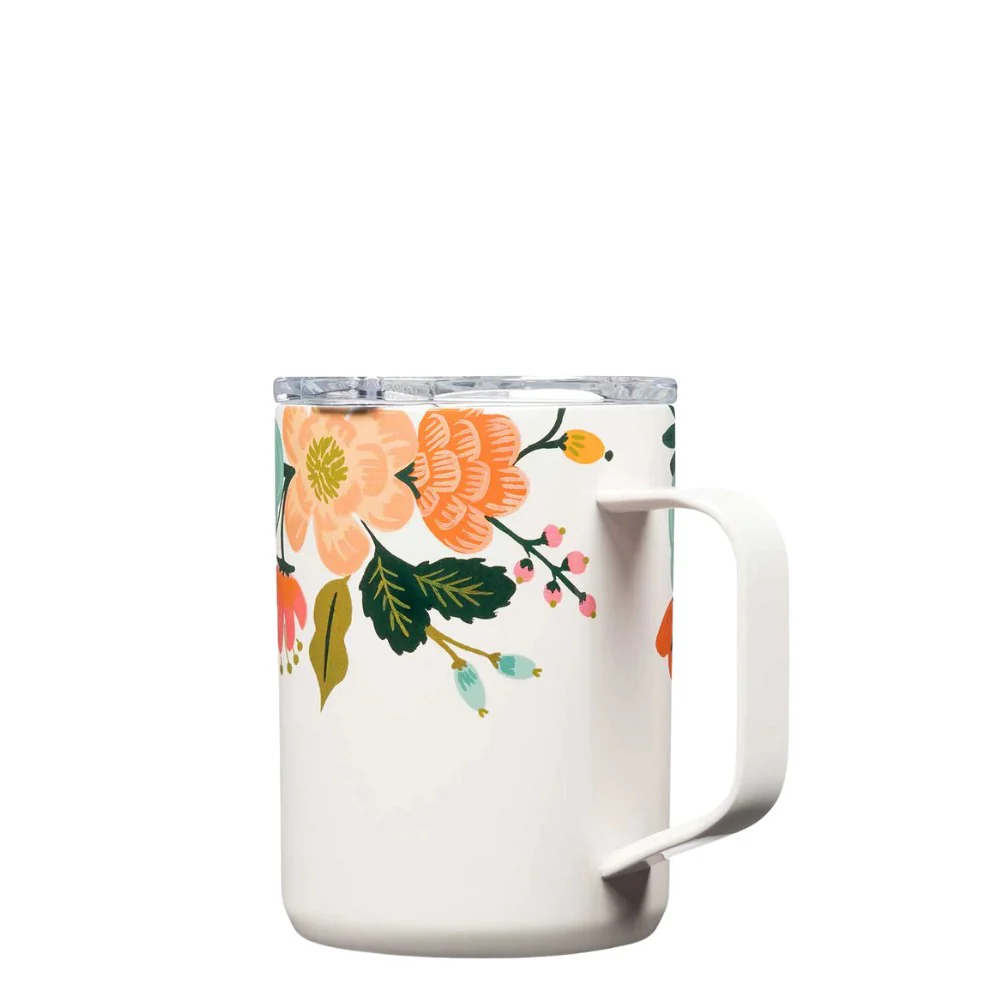 ספל 475ML MUG פרחוני קרם - Image 5