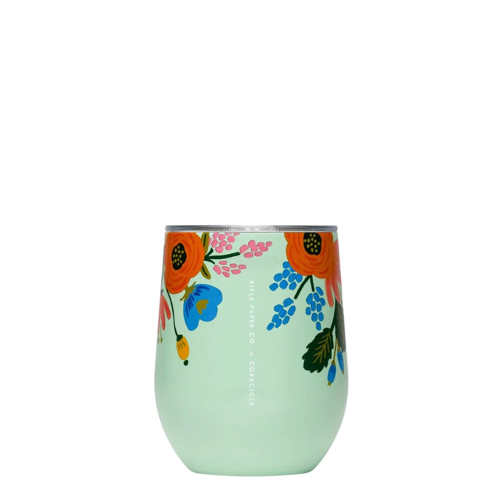 כוס STEMLESS 350ML פרחוני מנטה - Image 2
