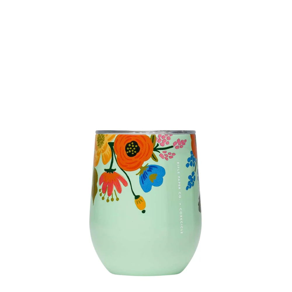 כוס STEMLESS 350ML פרחוני מנטה - Image 4