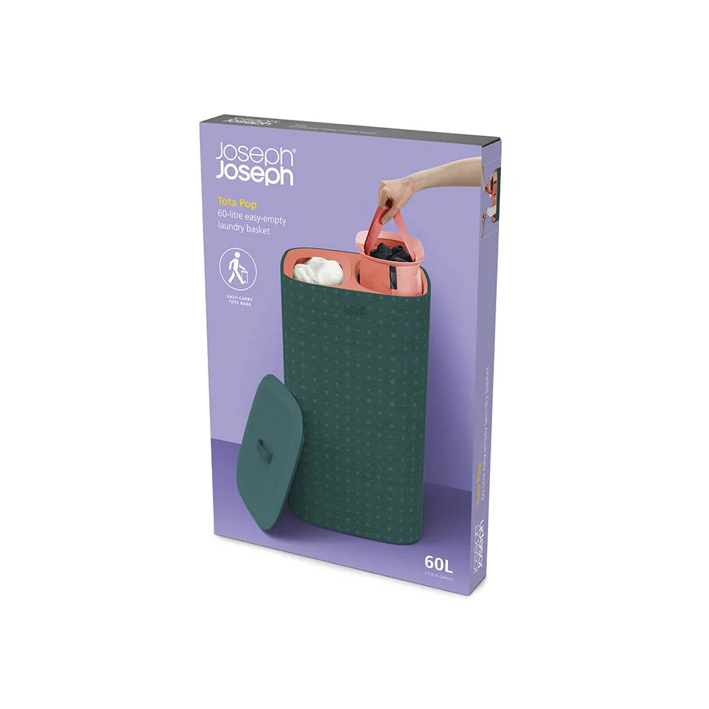 סל כביסה Tota 60L ירוק - Image 10