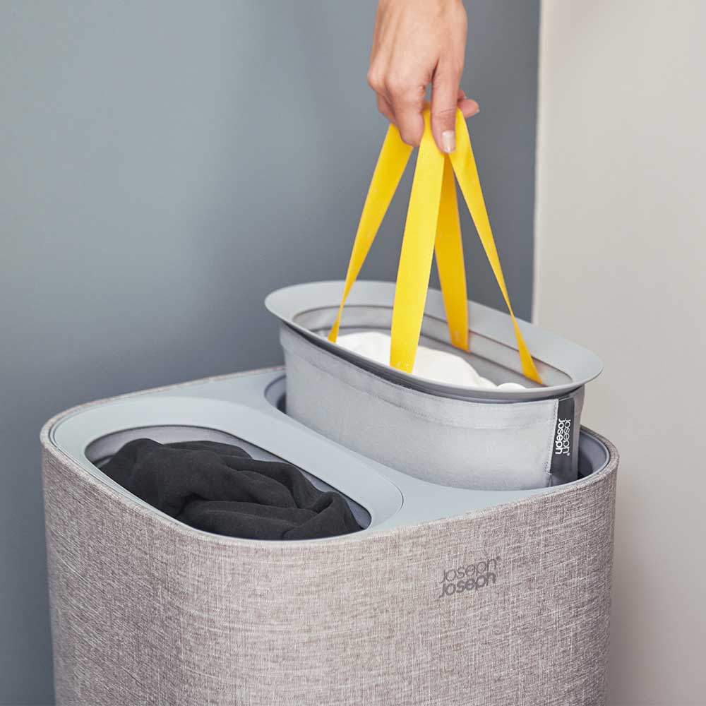סל כביסה Tota 60L אפור - Image 3