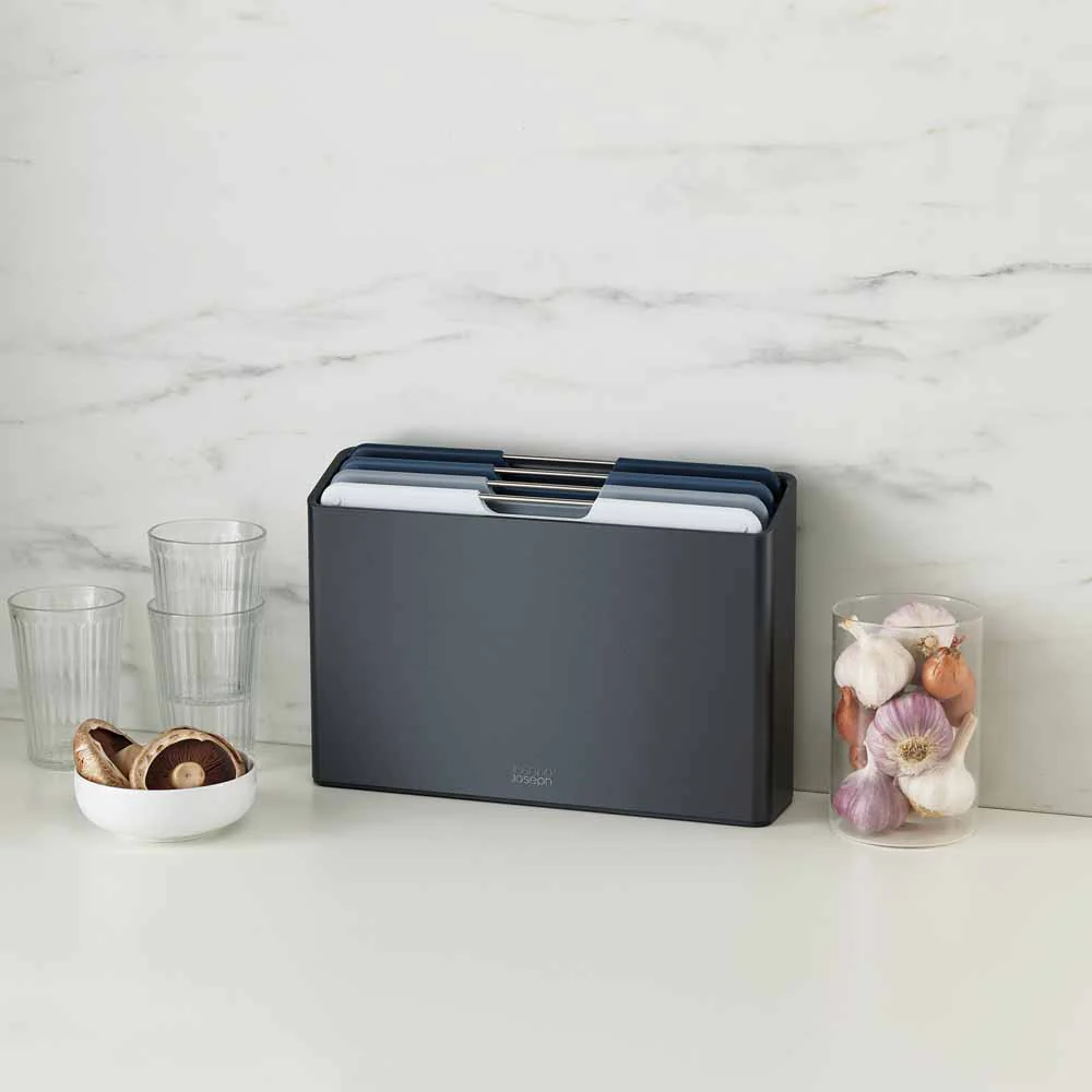 סט 4 קרשי חיתוך FOLIO Graphite בינוני - Image 4