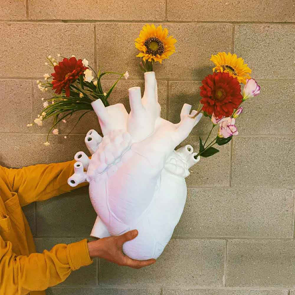 אגרטל לב ענק - Love In Bloom - Image 3