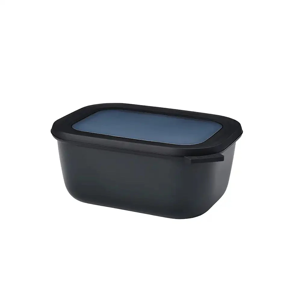 קערת אחסון מלבן CIRQULA שחור 1500ML