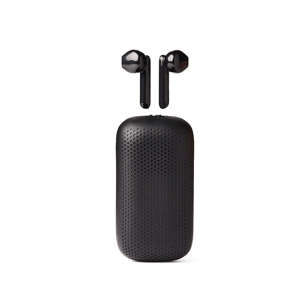 רמקול ואוזניות SPEAKERBUDS שחור