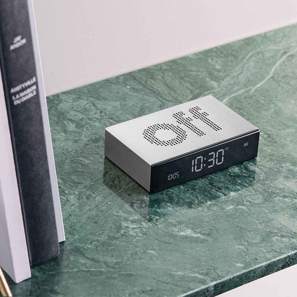 שעון מעורר Flip Premium כסוף - Image 3