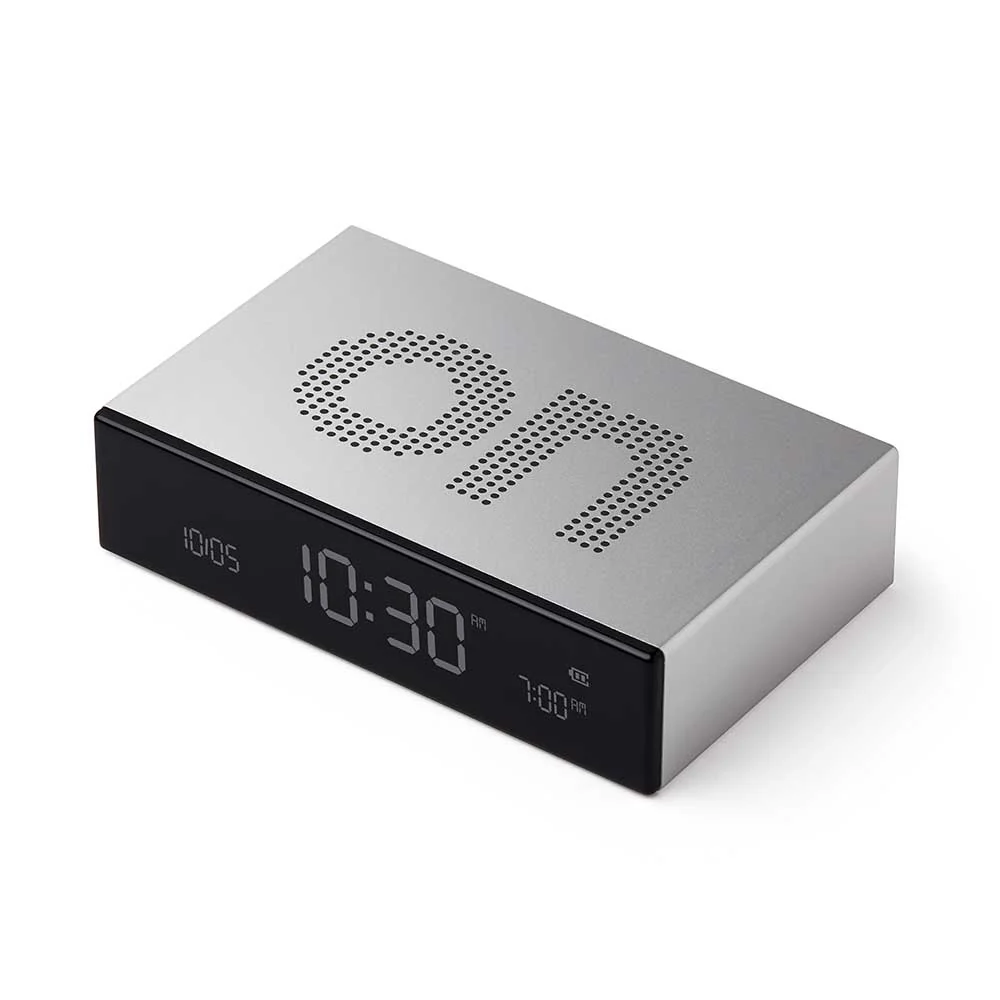 שעון מעורר Flip Premium כסוף - Image 4