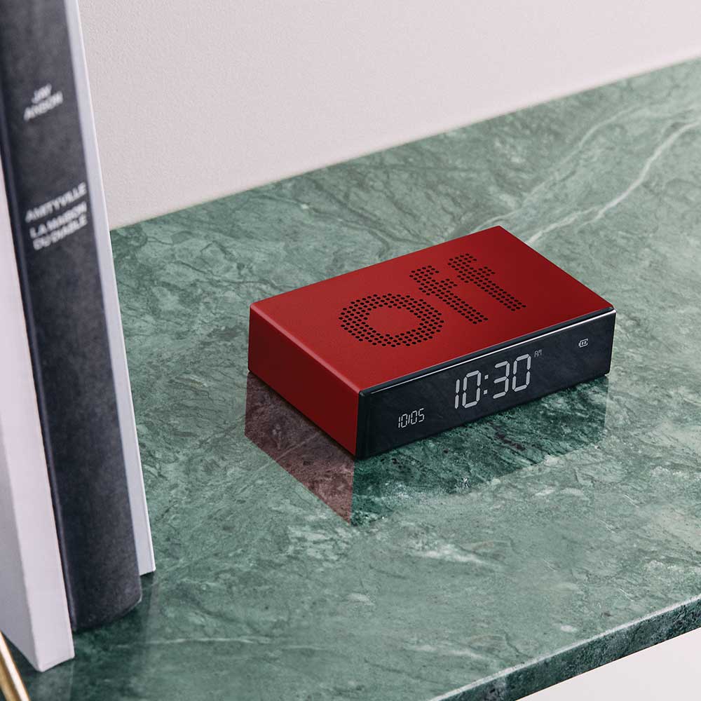 שעון מעורר Flip Premium אדום - Image 2