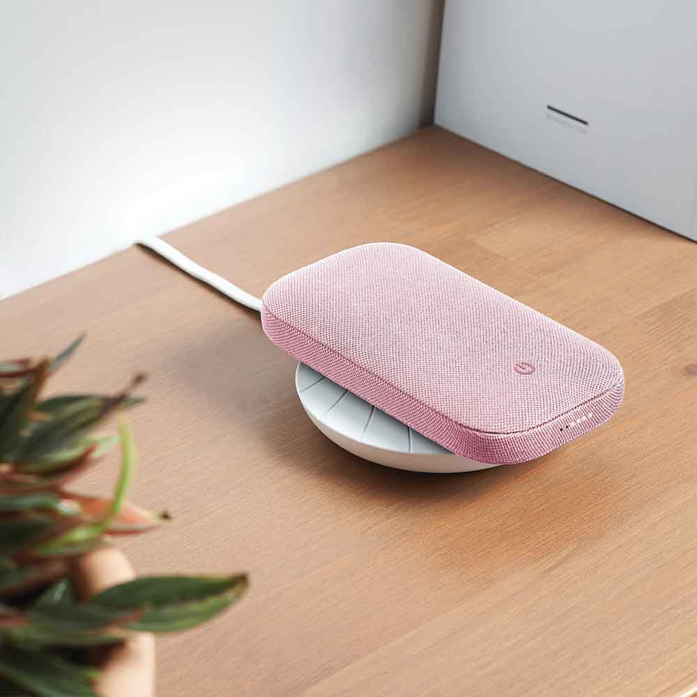 מטען נייד ורמקול POWERSOUND ורוד - Image 3