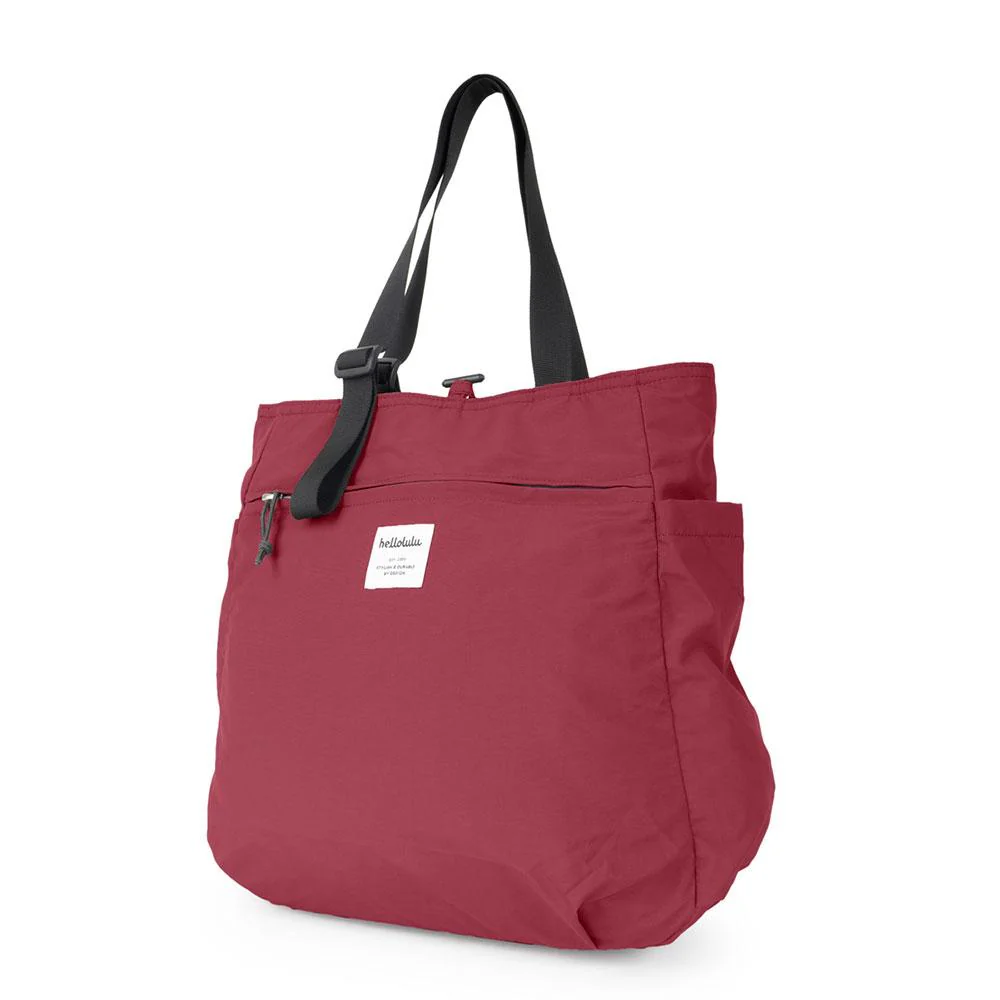 תיק tote דו צדדי - אדום\ורוד - Image 6