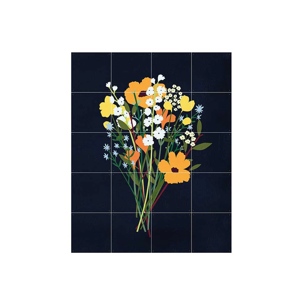 תמונה להרכבה Graphic זר פרחים S - Image 3