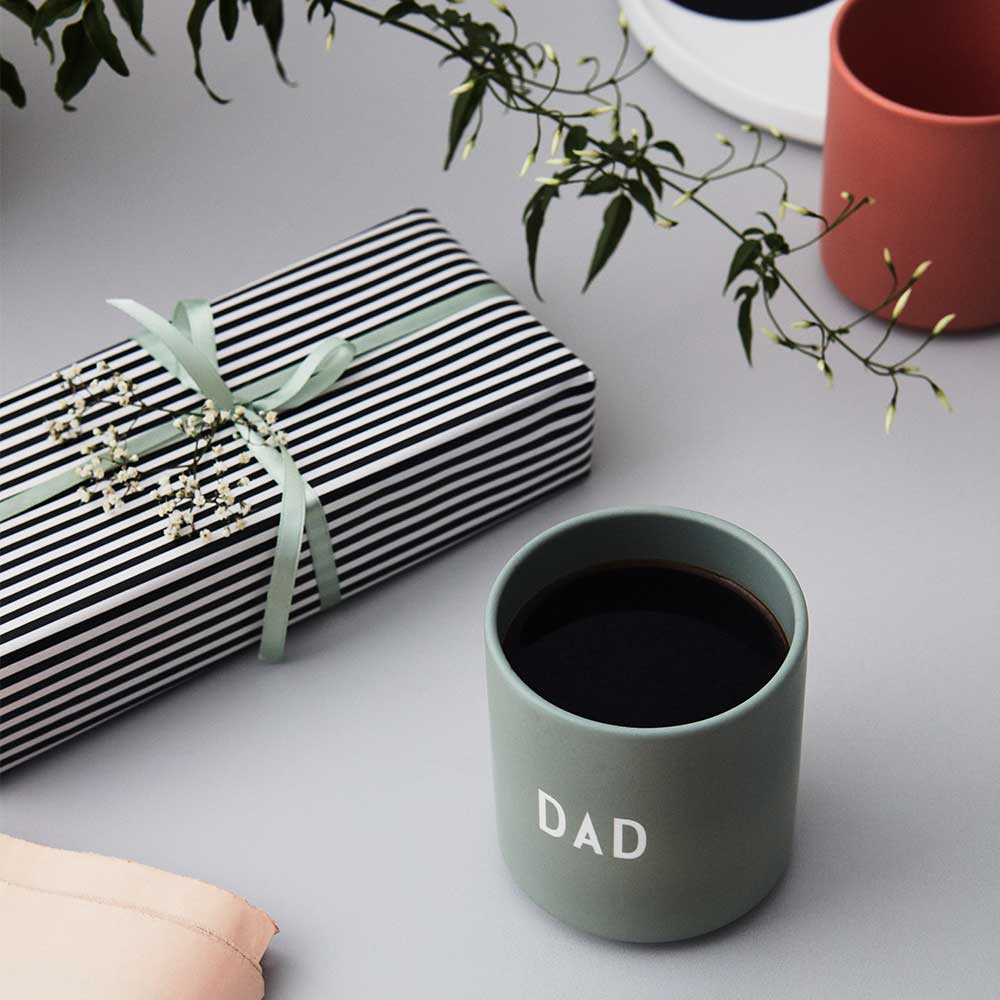 כוס פורצלן Dad ירוק - Image 3