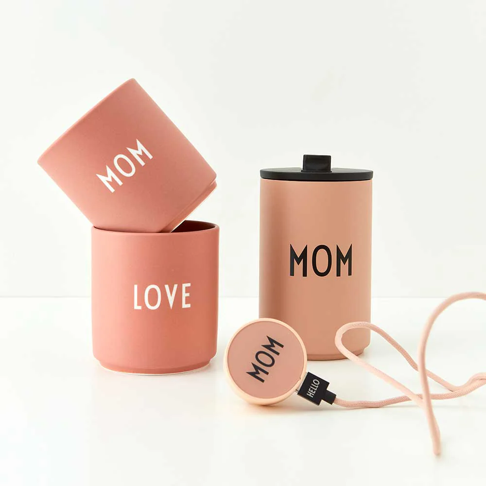 כוס פורצלן Mom אפרסק - Image 3