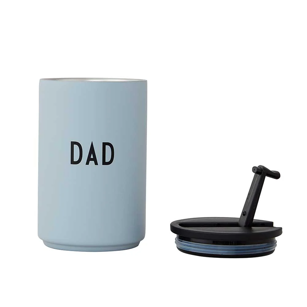 כוס שתיה תרמית תכלת Dad - Image 2