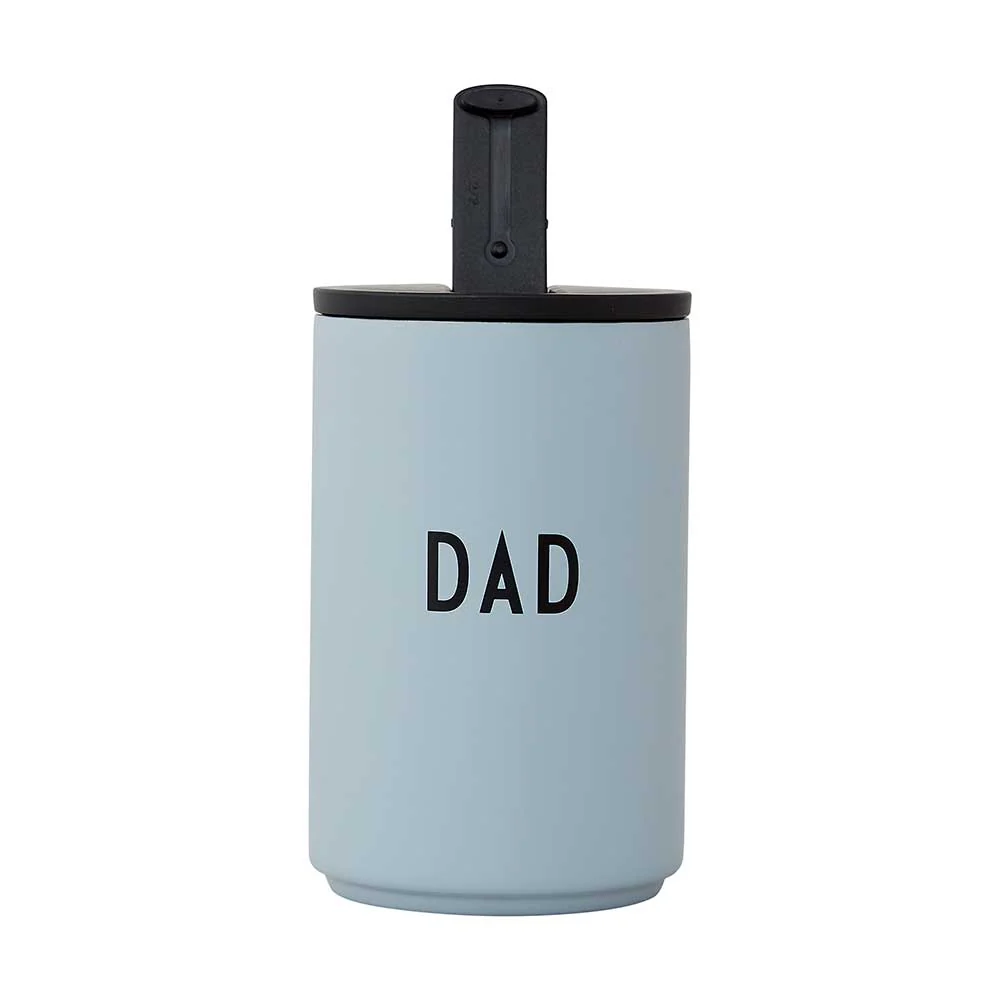 כוס שתיה תרמית תכלת Dad - Image 3