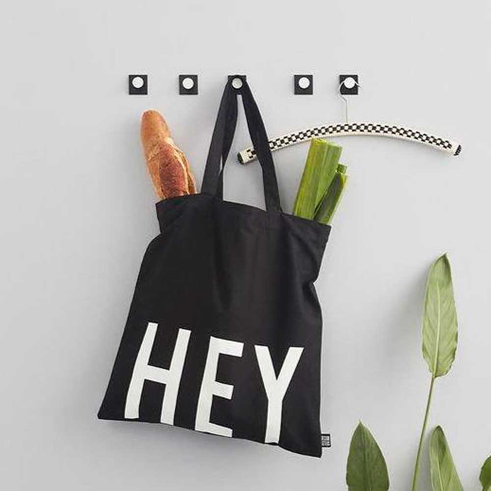 תיק Tote שחור Hey - Image 2