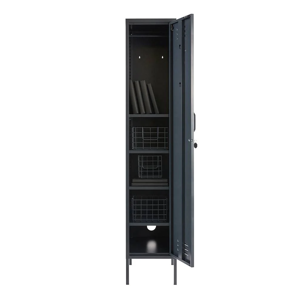 ארון מתכת Skinny אפור צפחה - Image 3
