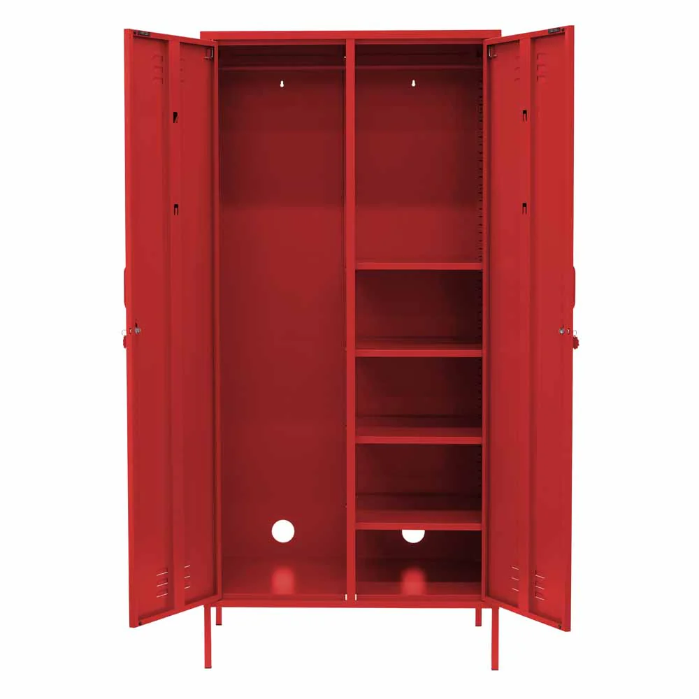ארון מתכת Twinny אדום - Image 9