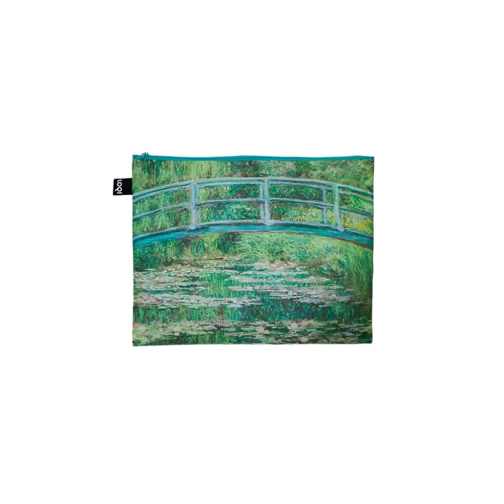 סט 3 נרתיקים Footbridge, Wild Poppies, Lillies - Image 3