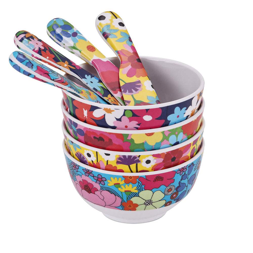 סט 4 קערות מיני Garden Floral - Image 6