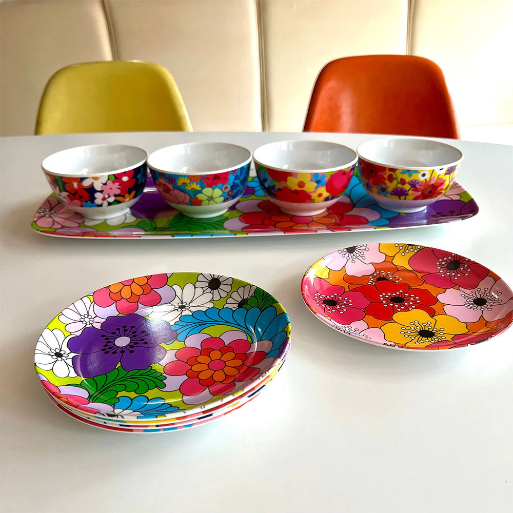 סט 6 צלחות קטנות Floral - Image 3