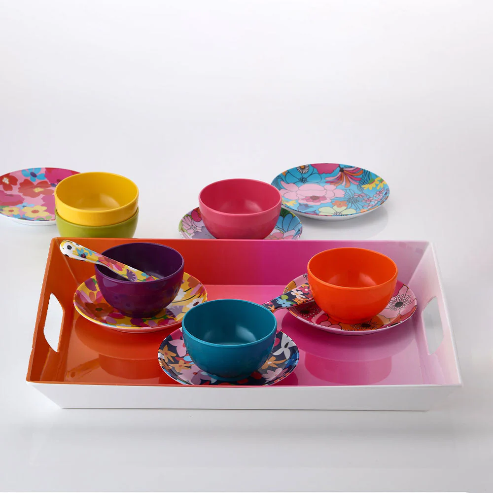 סט 6 צלחות קטנות Floral - Image 4