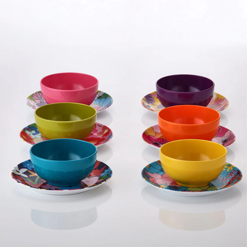 סט 6 צלחות קטנות Floral - Image 5