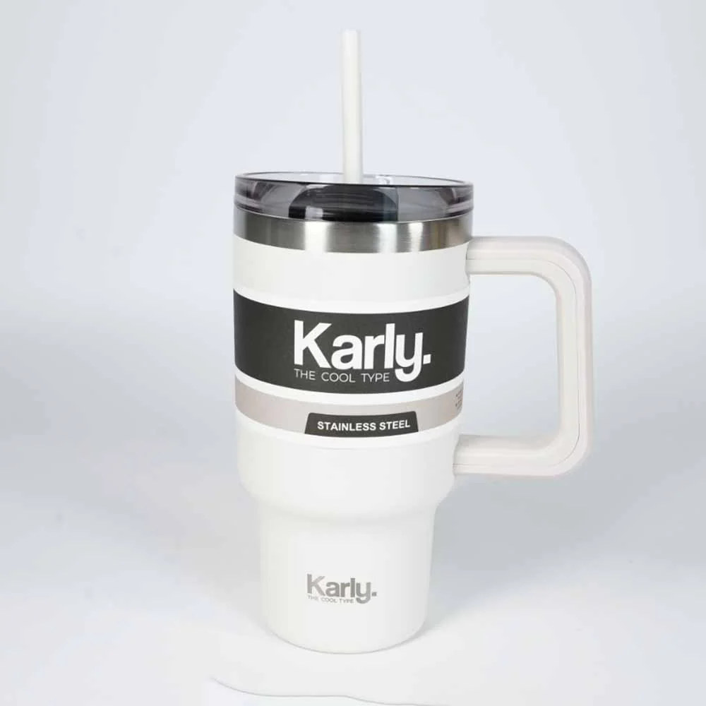 כוס KARLY TUMBLER 940 מ"ל לבן - Image 2