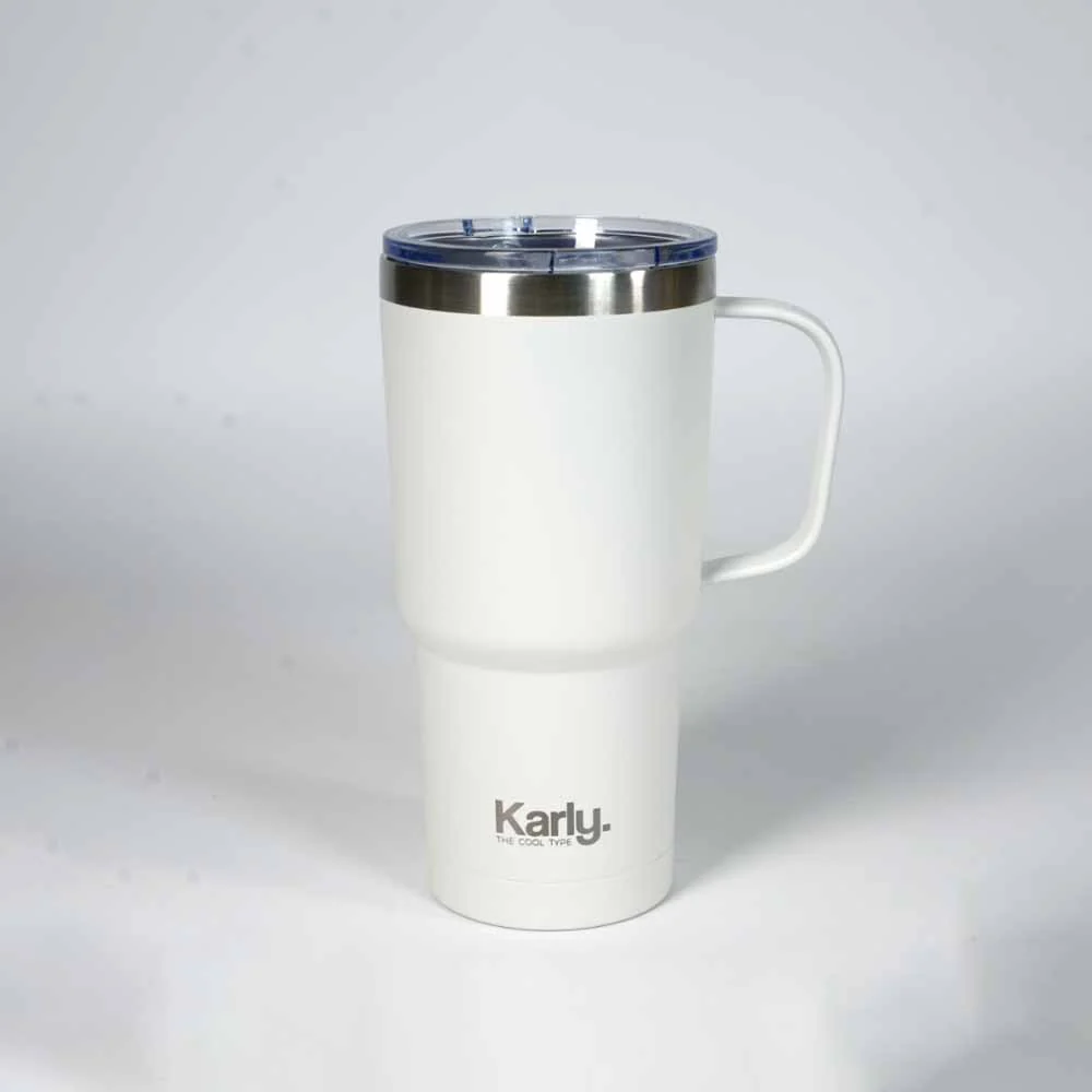 כוס KARLY TUMBLER 600 מ"ל לבן - Image 2