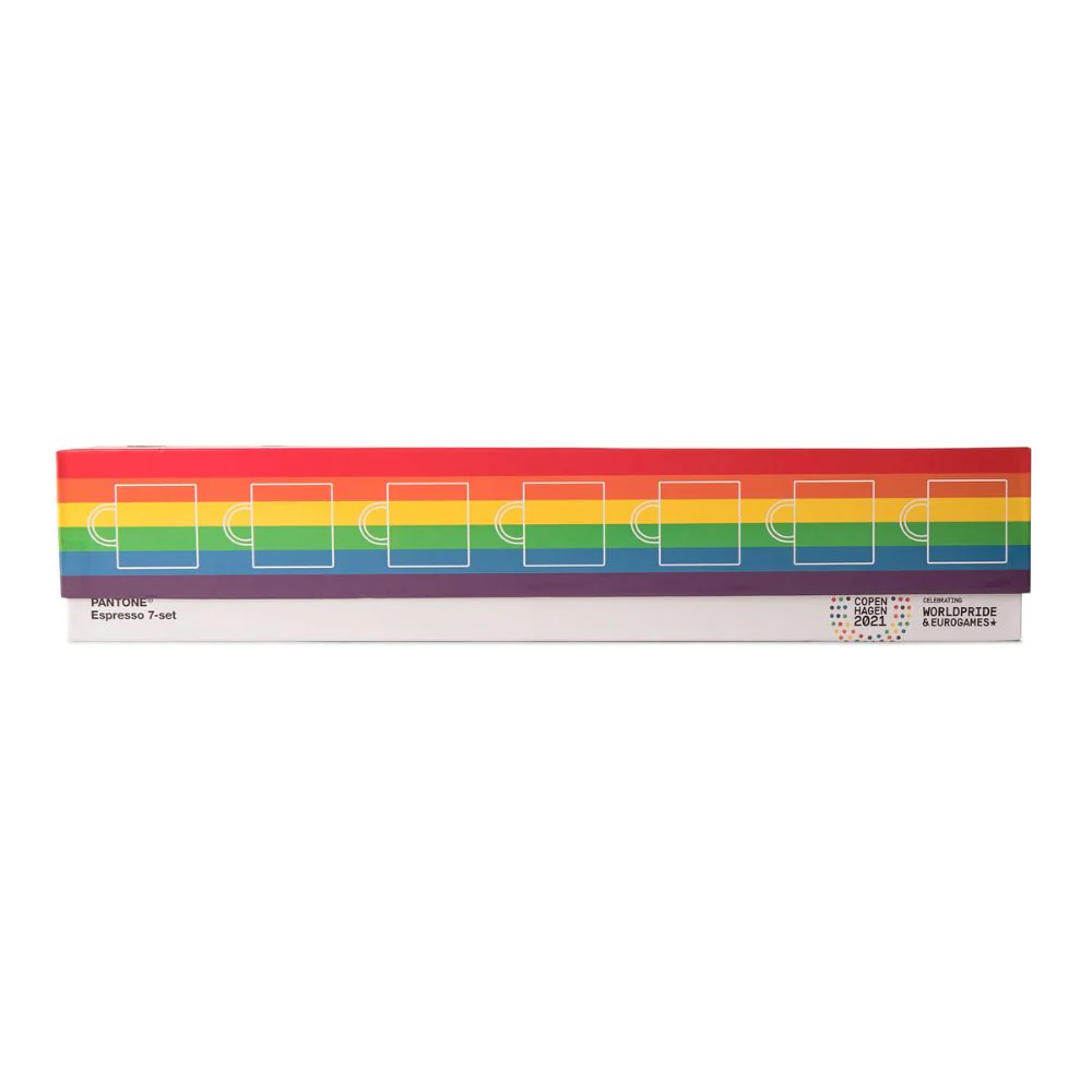 סט 7 כוסות אספרסו Pantone גאווה - Image 5