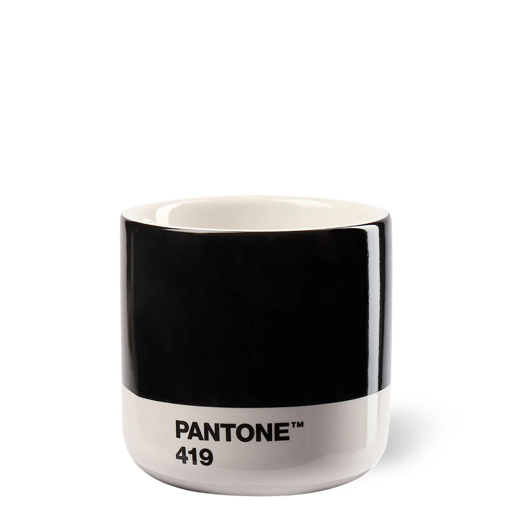 כוס מקיאטו Pantone שחור