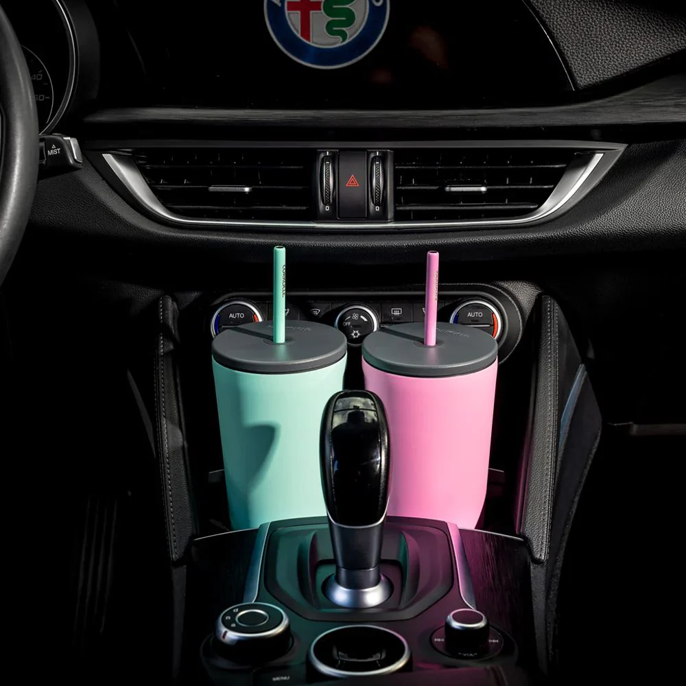 כוס פיית קש 710ML ורוד בייבי - Image 3