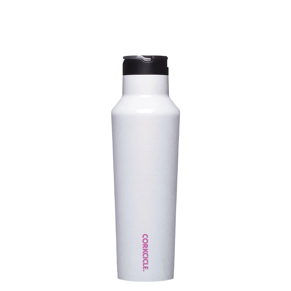 בקבוק 590ML SPORT CANTEEN לבן מנצנץ