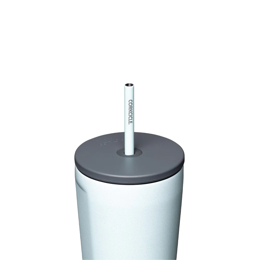 כוס פיית קש 710ML תכלת נוצץ - Image 5