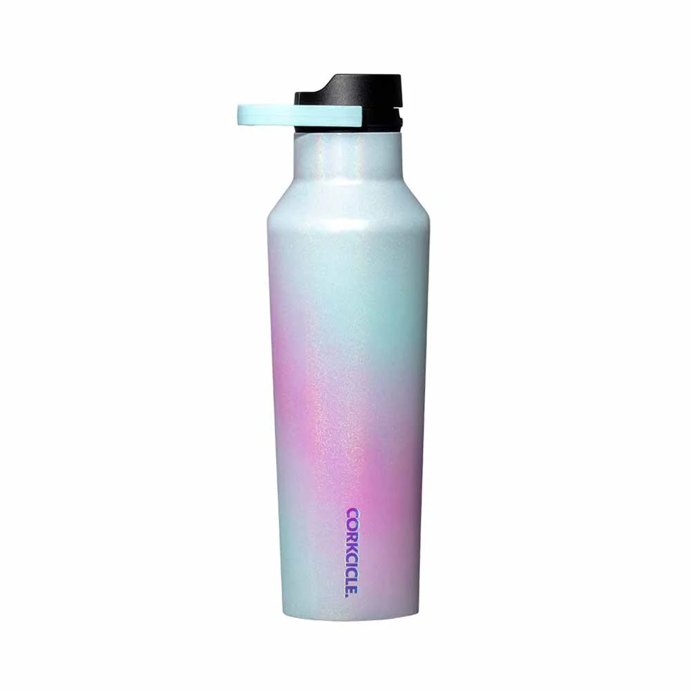 בקבוק 590ML SPORT CANTEEN כחול ורוד מנצנץ - Image 5