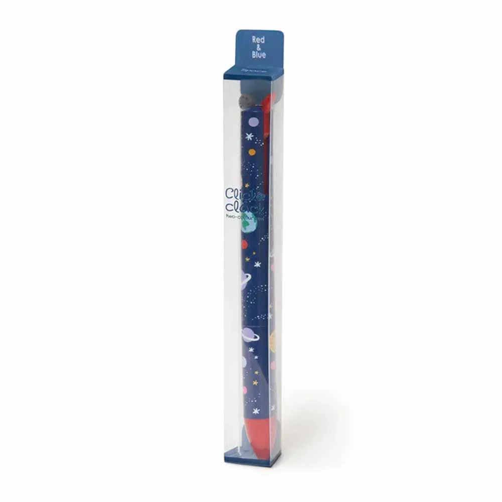 עט כדורי שני צבעים - חלל - Image 3