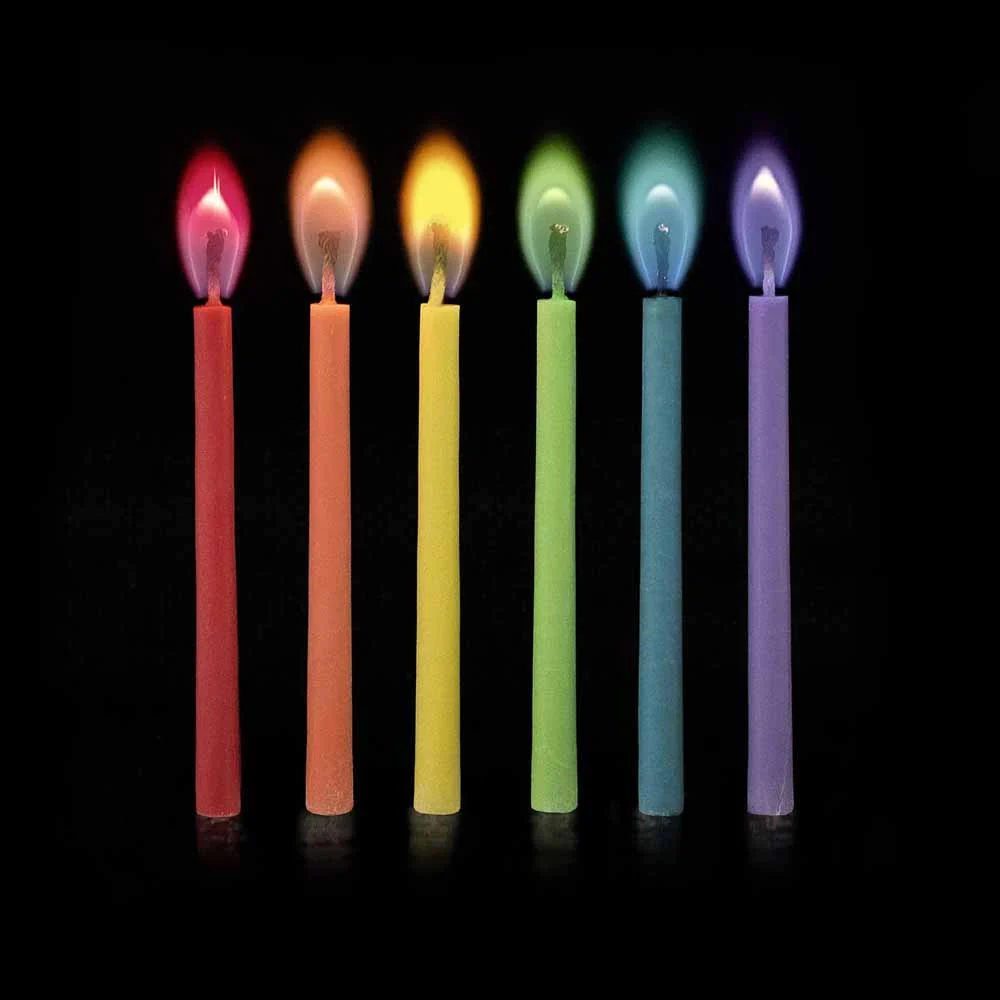 נרות עוגה צבעוני - Image 4