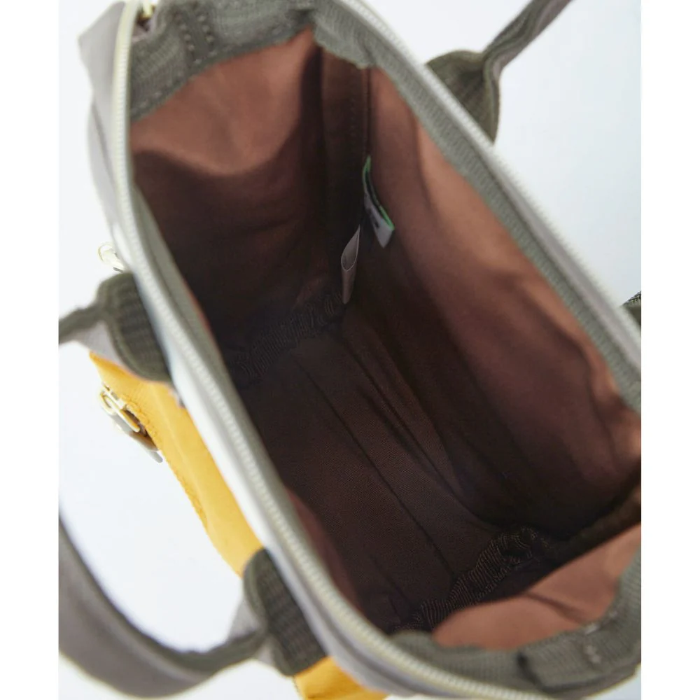 תיק צד Nano CROSS BOTTLE אפור לבן צהוב 0767 - Image 3