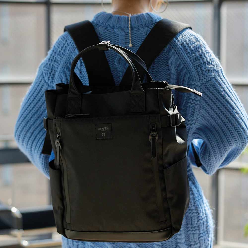 תיק גב 2WAY TOTE SOLID שחור 1112 - Image 4