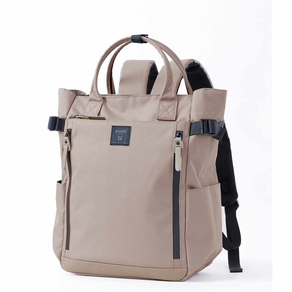 תיק גב 2WAY TOTE SOLID בז' 1112 - Image 2