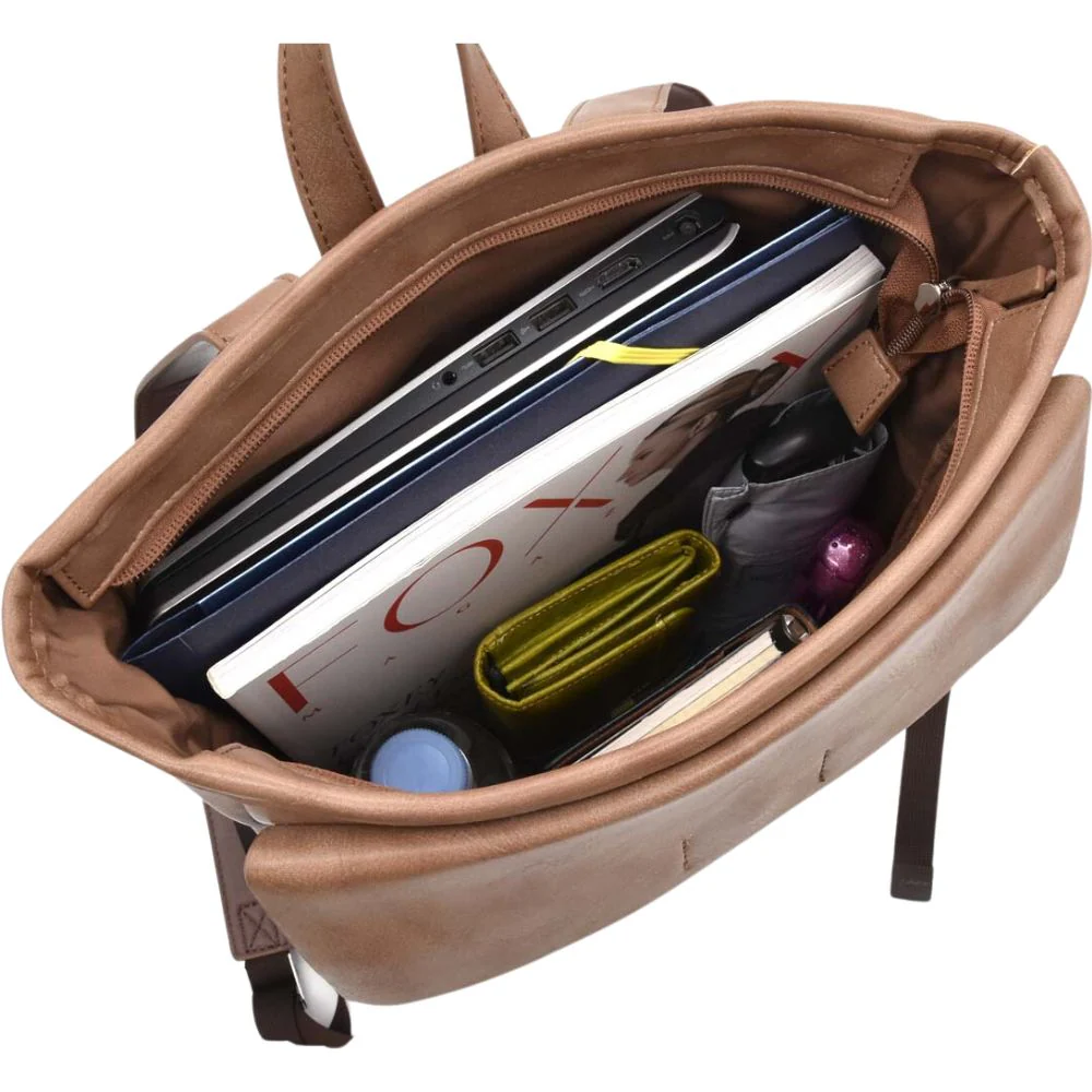תיק גב Basic בז' - Image 8