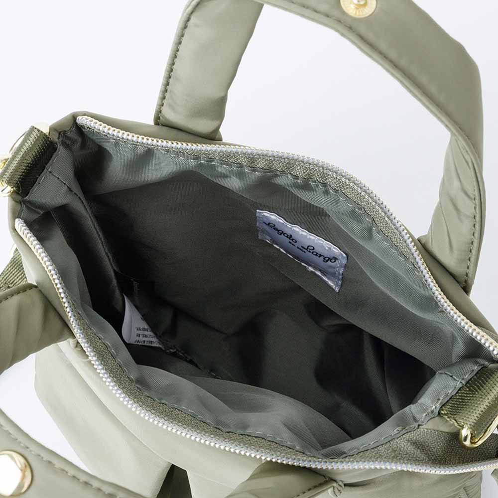 תיק צד מיני 2WAY HELMET ירוק זית 0114 - Image 2