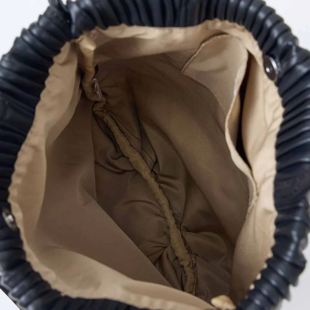 תיק צד TOTE PLEATS שחור 0202 - Image 3